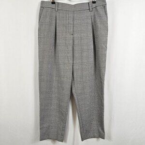 Loft Glen Pull-on Pants In Plaid - Size L